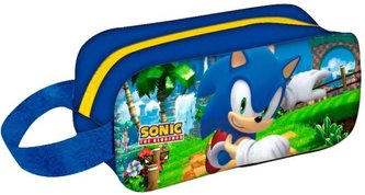 Školní penál na psací potřeby Nintendo|Sonic: Run (21 x 10 x 7 cm)