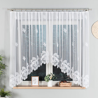 Dekorační oblouková krátká záclona BEATA bílá 315x160 cm MyBestHome