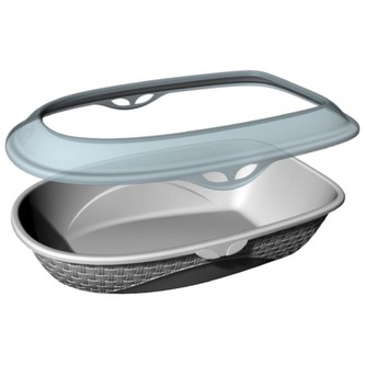 BAMA Kočičí toaleta SABBIA, barva hnědá