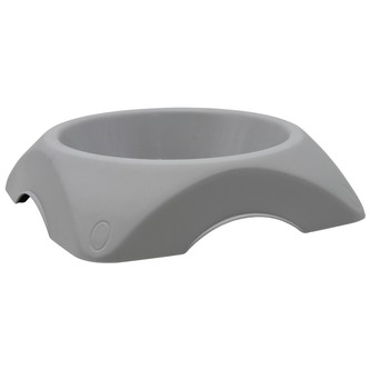 BAMA Miska pro psy a kočky 0,6 L, barva šedá