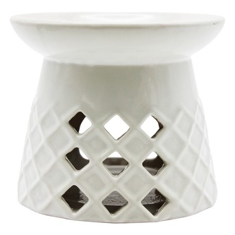 HOME ELEMENTS Aromalampa 10 cm, barva bílá