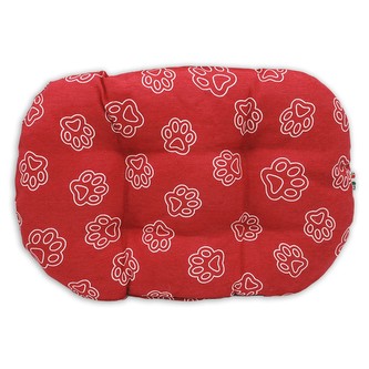 BAMA Polštář do pelíšku pro kočky a psy NIDO 50 cm, barva červená