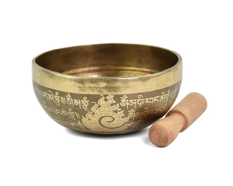 Tibetská mísa s paličkou č. 87 - zdobená 575 g