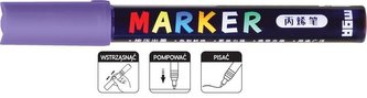Marker akrylowy 1-2mm fioletowy (6szt) M&G;
