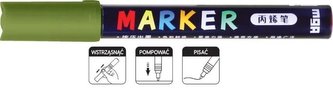 Marker akrylowy 1-2mm zielony oliwkowy (6szt) M&G;