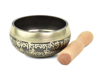 Tibetská mísa s paličkou č. 168 - zdobená  335 g