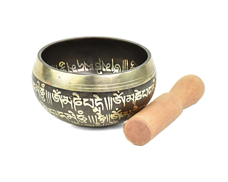 Tibetská mísa s paličkou č. 157 - zdobená  325 g