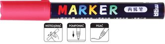 Marker akrylowy 1-2mm różana czerwień (6szt) M&G;