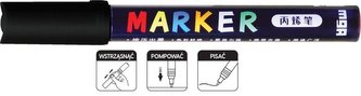 Marker akrylowy 1-2mm czarny (6szt) M&G;