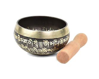 Tibetská mísa s paličkou č. 161 - zdobená  315 g