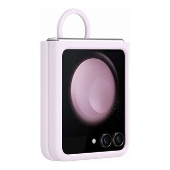Samsung Silicone Case with Ring Z Flip5 Lavender