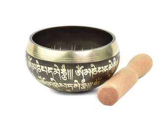 Tibetská mísa s paličkou č. 164 - zdobená  305 g