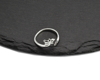 Stříbrný prsten Vážka 8