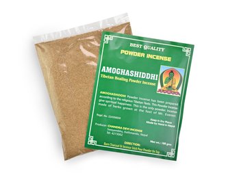 Tibetský vonný prášek Chandra Devi Amoghashiddhi 100 g