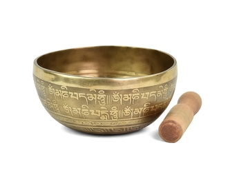 Tibetská mísa s paličkou č. 71 - zdobená 515 g