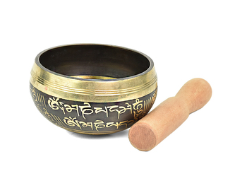 Tibetská mísa s paličkou č. 154 - zdobená  325 g