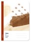 Optys Školní sešit 544 bezdřevý linka - čokoláda