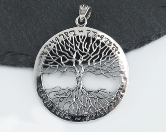 Stříbrný přívěsek Keltský strom života