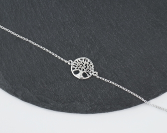 Stříbrný náramek Strom života