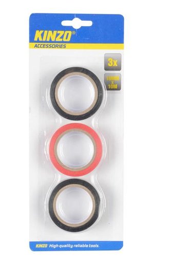 IZOLAČNÍ PÁSKA 3KS 18MM X 10M KINZO