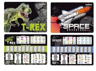 Podkład dwustronny chłopięcy mix (10szt) BAMBINO