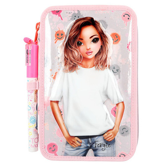 Penál 3 patra s výbavou Top Model, Fergie, BE CREATIVE, s externí psací potřebou