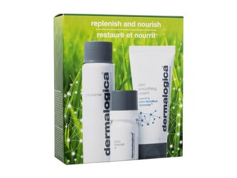 Dermalogica Replenish And Nourish pleťový krém Skin Smoothing Cream 15 ml + pleťový čisticí olej Precleanse 30 ml + pleťový sérum Phyto Replenish Oil 4 ml