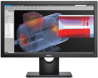 DELL E2016HV/ 20" LED/ 16:9/ 1600x900/ 600:1/ 5ms/ VGA/ černý/ 3YNBD on-site