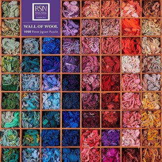 Adult Jigsaw Puzzle: Royal School of Needlework: Wall of Wool: 1000-Piece Jigsaw Puzzles