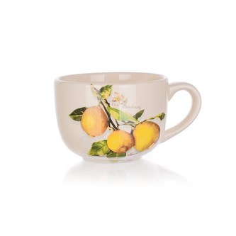BANQUET Šálek keramický LEMON 300 ml