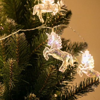 Dekorační světelný řetěz s jednorožcem 165 cm - 10 úsporných mikro LED
