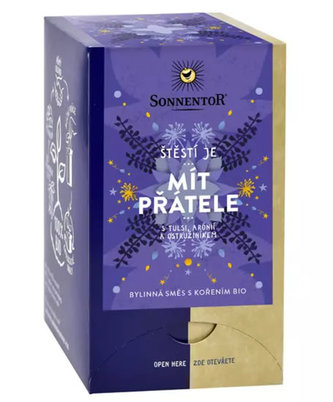 Sonnentor - Štěstí je mít přátele bio čaj porcovaný 27g