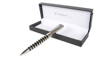 Długopis metalowy + wkłady Crater srebrny