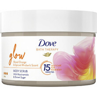 Dove Tělový peeling Bath Therapy Glow (Body Scrub) 295 ml woman