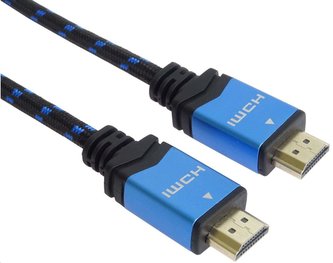PremiumCord Ultra HDTV 4K@60Hz kabel HDMI 2.0b kovové+zlacené konektory 1m PremiumCord Ultra HDTV 4K@60Hz kabel HDMI 2.0b kovové+zlacené konektory 1m