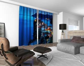 3D dekorační závěs 402V TWILIGHT 2x160x250 cm set 2 kusy MyBestHome