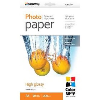 Foto papír COLORWAY High Glossy A4 20 ks