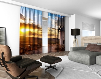 3D dekorační závěs 117V HOLLAND 2x160x250 cm set 2 kusy MyBestHome