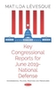 Key Congressional Reports for June 2019 a National Defense
