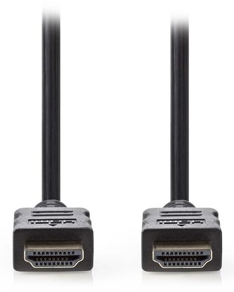 NEDIS High Speed HDMI kabel s ethernetem/ zlacené konektory HDMI - HDMI/ černý/ bulk/ 7,5m