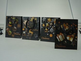 Torebka prezentowa z motywem świątecznym MIX