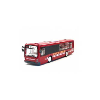 DOUBLE E RC městský autobus s otevíracími dveřmi 33cm červená