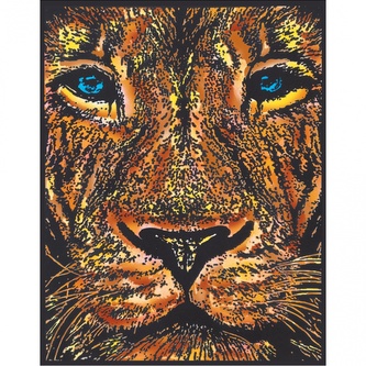 Colorvelvet Sametový obrázek Lev 47x35cm