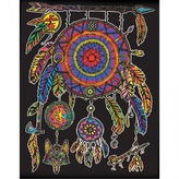 Colorvelvet Sametový obrázek Lapač snů 47x35cm