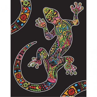 Colorvelvet Sametový obrázek Mlok 21x29,7cm