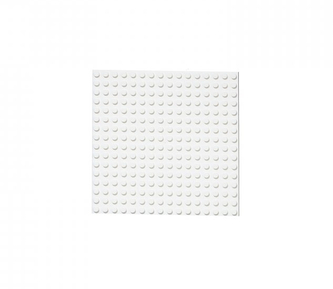 L-W Toys Oboustranná deska 16x16 bílá