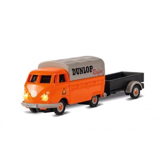 Carson RC auto VW T1 Dunlop s přívěsem 1:87
