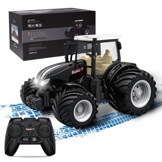 Korody RC traktor kovový 2,4 Ghz s širokými koly, LED osvětlení, zvuk