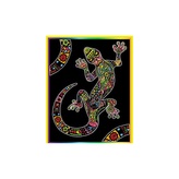 Colorvelvet Sametový obrázek Mlok 47x35cm