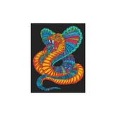 Colorvelvet Sametový obrázek Kobra 47x35cm